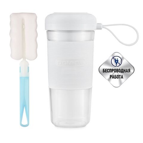Блендер 50 Вт, Polaris, PTB 0109 CordLess, бел