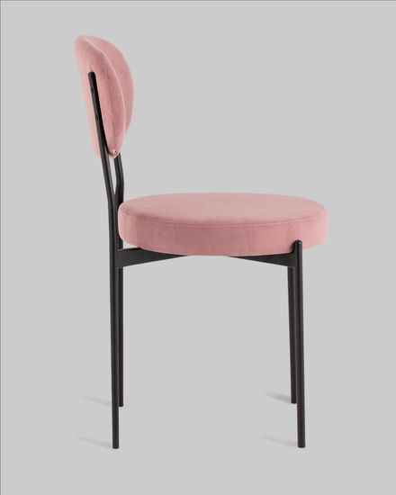 Стул Бриф DD велюр пыльно-розовый