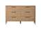 Комод Type oak 6 ящиков ширина 140 см (натуральный дуб)