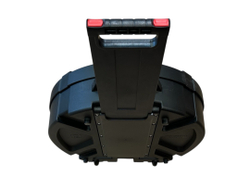 Кейс кофр ЧЕРНЫЙ для барабанных тарелок до 22" на колесах и с выдвижной ручкой DGCASE DARUMA 22-01А