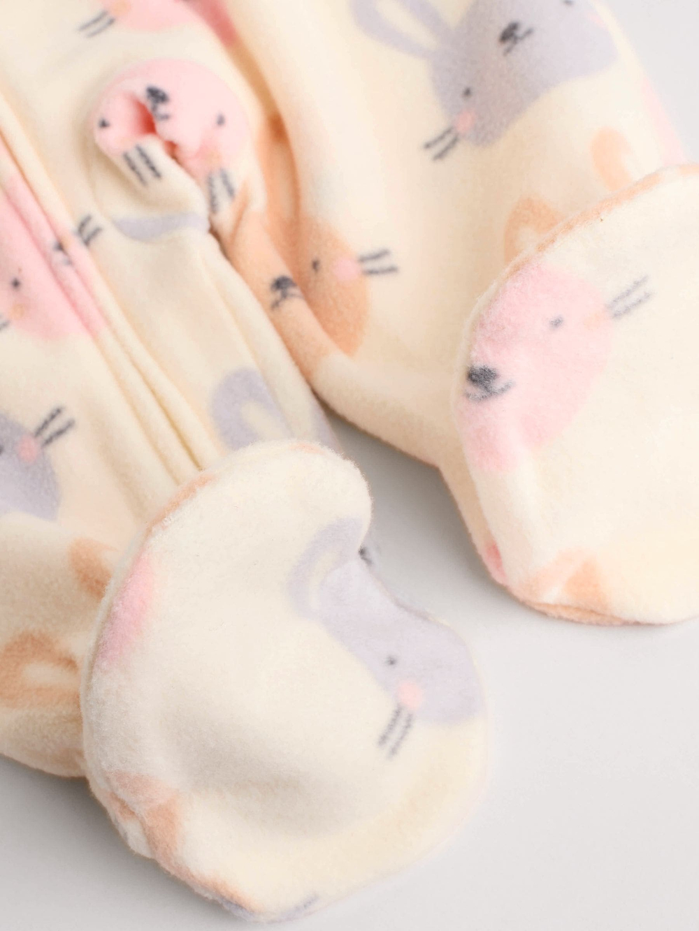 Комбинезон / Cлип для малышей флисовый Next AW2-306, 2 шт., Розовый