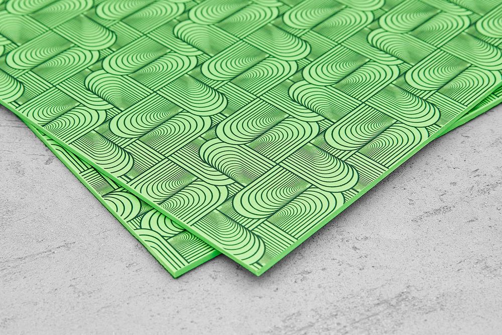 Kydex Illusion green 2,03мм, лист 300x200мм