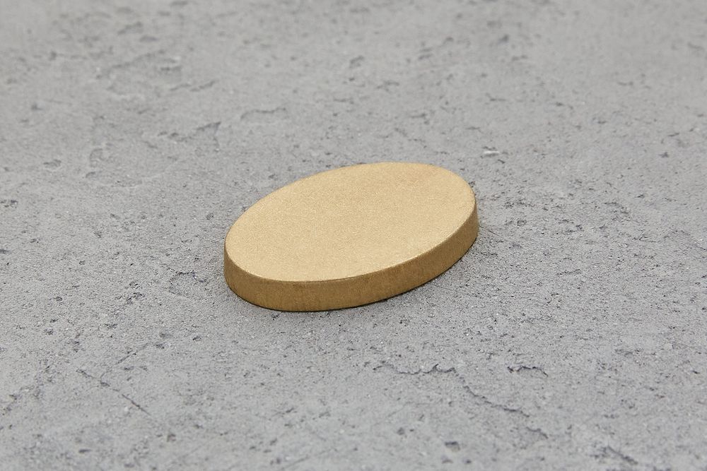 Навершие из латуни 5мм, 36x24мм