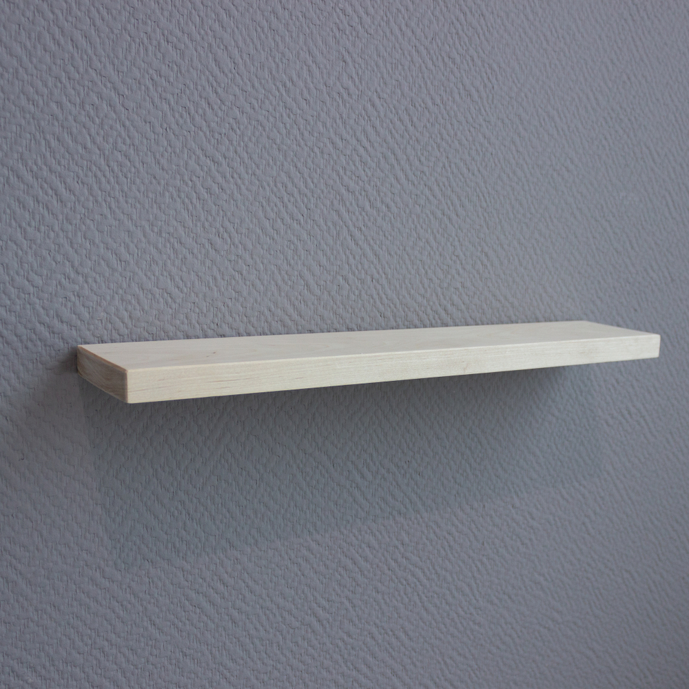 Полка настенная заготовка без бортов 22*9*2 (1шт.)