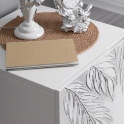 Тумба прикроватная Тропик Сканди Айс Сильвер левая