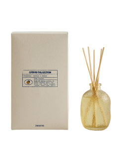 Zara Home Аромадиффузор Incense & Orange 180 мл, тростниковые палочки микадо, аромат восточный древесный, Коричневый