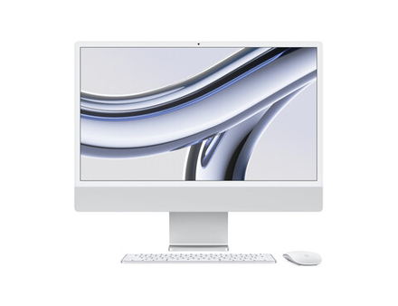 Apple iMac M3, 2023, MQRK3, 8GB, 512GB, 8-CPU, 10-GPU, Silver