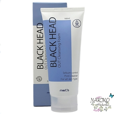 Пенка для лица от черных точек MED B. Black Head Out Cleansing Foam, 180 мл.