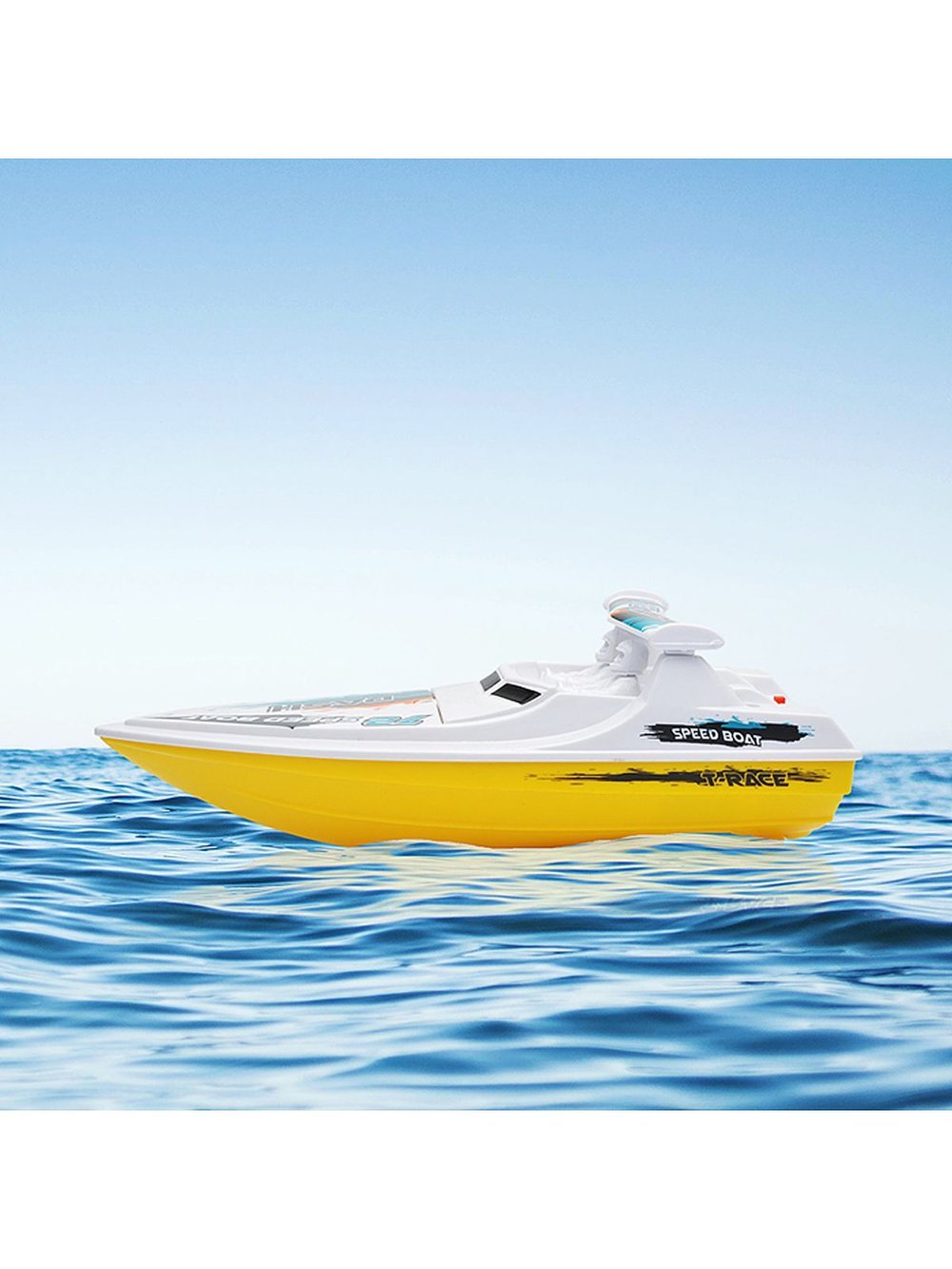Игрушка Лодка Буря, на батарейках  (53912) цвет желтый