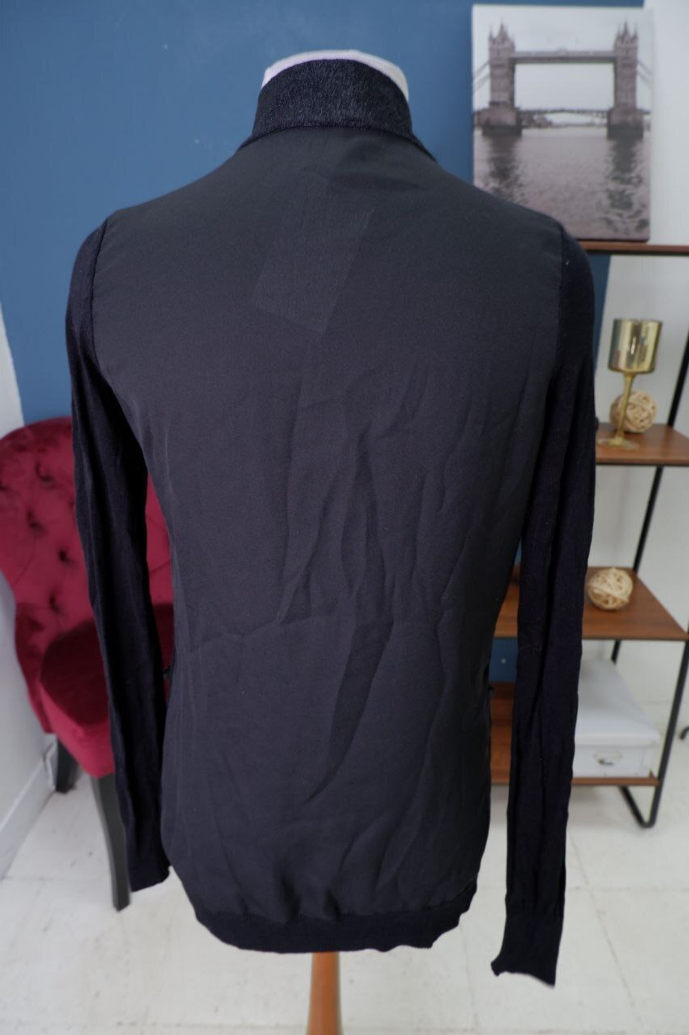 Кардиган Benetton с люрексом 48 размер