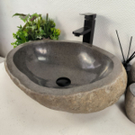 Раковина из речного камня RS-65598 53*42*15 0856