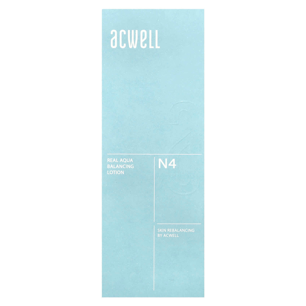 Acwell, Real Aqua, балансирующий лосьон для кожи, N4, 140 мл (4,73 жидк. унции)