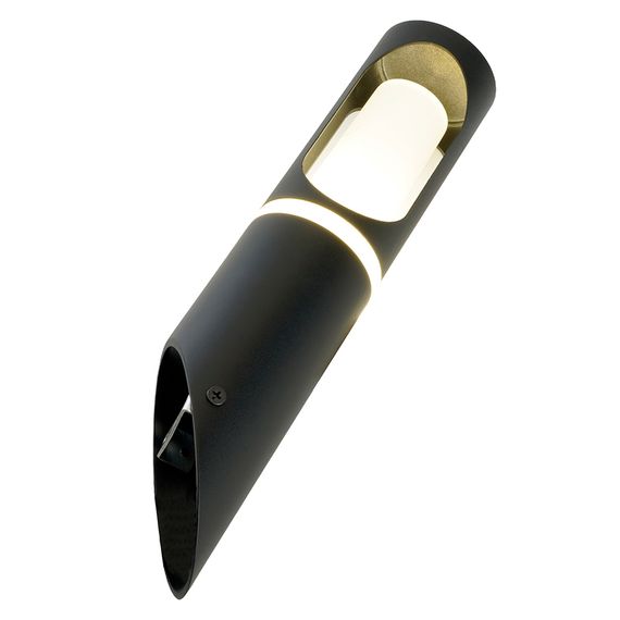 Светильник садово-парковый Feron DH1121, 15W, на стену вверх, GU10 230V, черный 51234