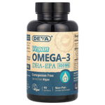 Deva, Веганская Омега-3, ДГК-ЭПК, 300 мг, 90 веганских мягких таблеток