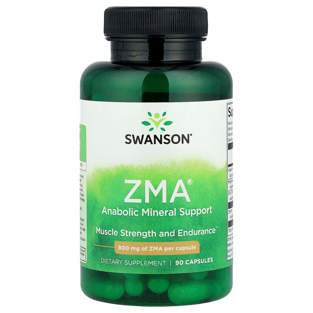 Swanson, ZMA®, анаболическая минеральная поддержка, 90 капсул
