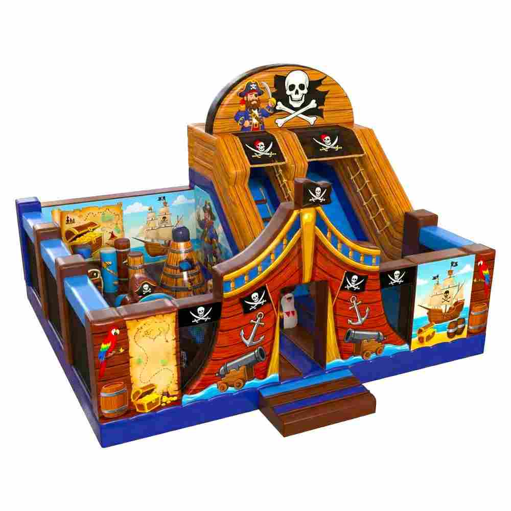 Коммерческий надувной батут «На абордаж!» 8×8×5,3 м
