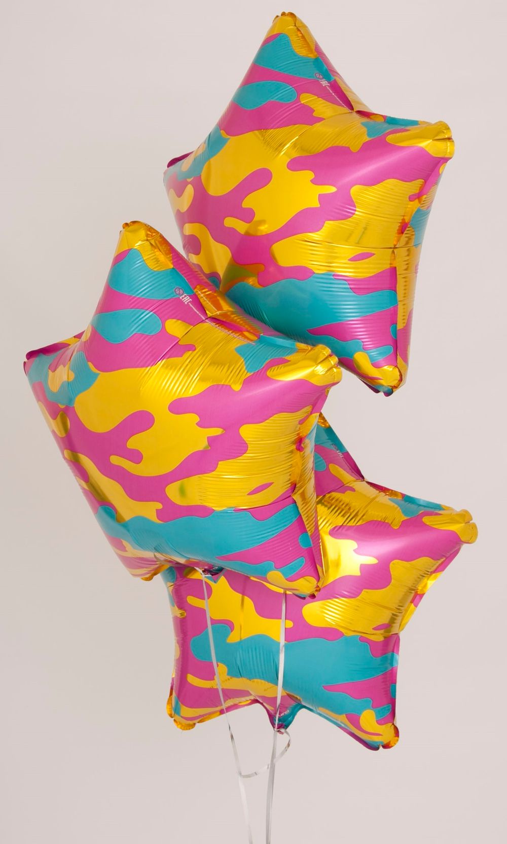 Шар (21"/53 см) Звезда, Камуфляж, Яркий 1 шт.