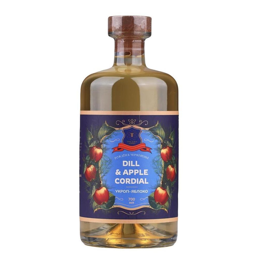 Кордиал основа для напитков УКРОП-ЯБЛОКО 0,7л Tinctura Anima
