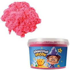 Кинетический песок "Волшебный песок" 2400 гр., ведерко, розовый