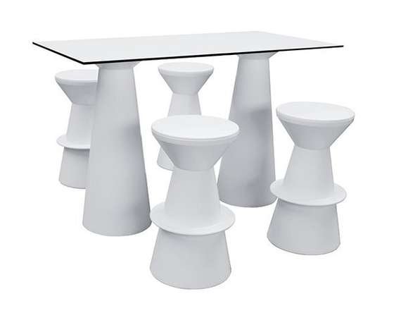 Барный табурет Roller 75, белый