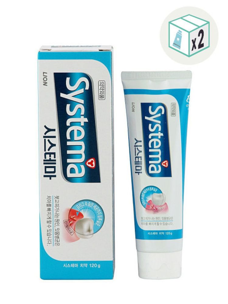 LION Зубная паста для ежедневного ухода Ледяная мята Systema 120 мл