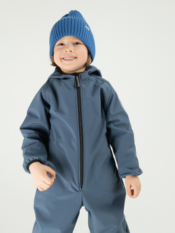 Комбинезон из софтшелла "Темно-синий"
