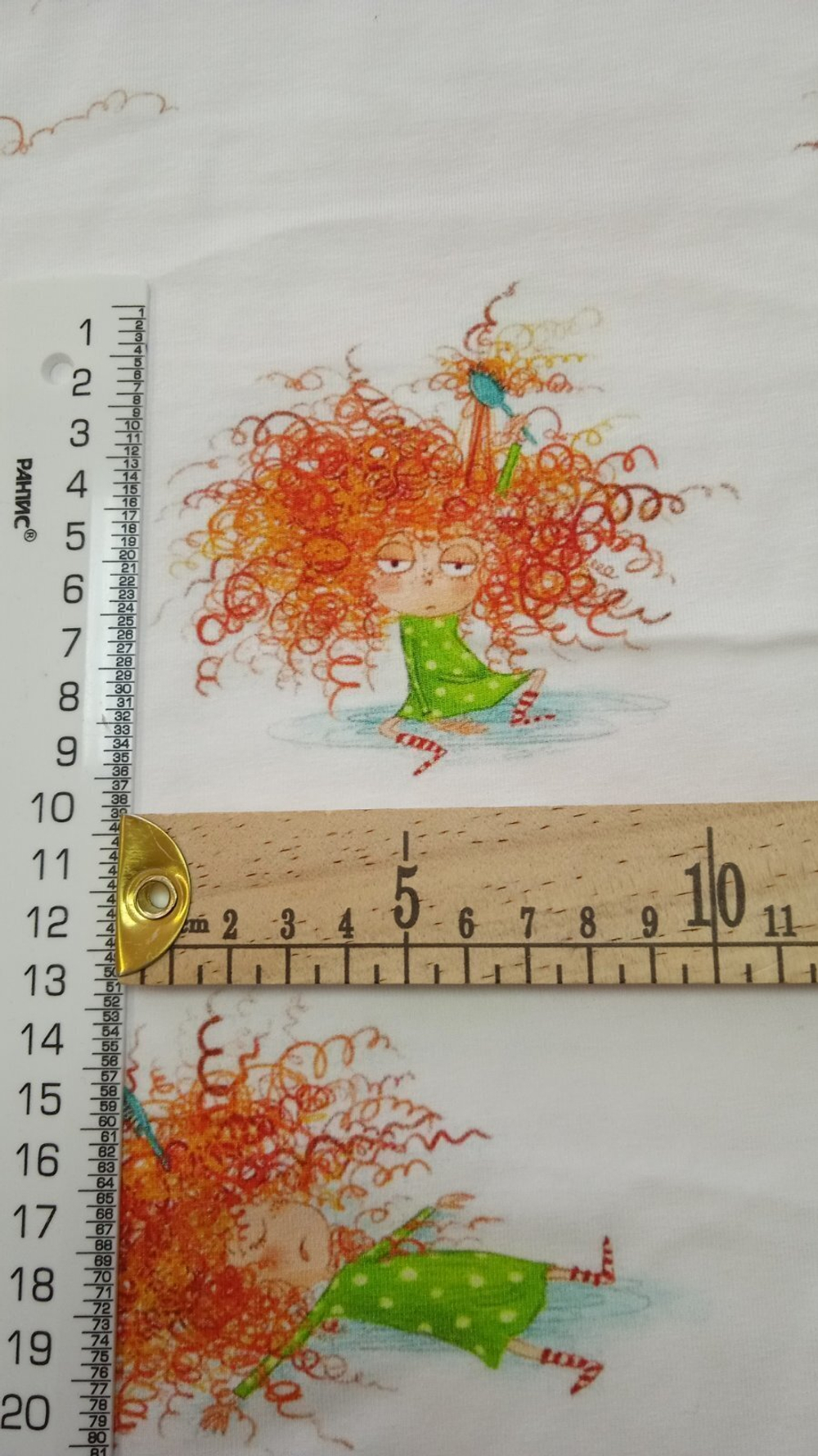 Кулир (принт). Рыжик, 0,48 м