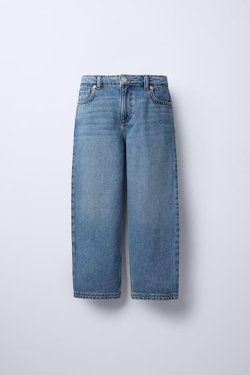 ZARA ДЖИНСЫ RELAXED BAGGY, СИНИЙ