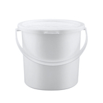 Ведро с герметичной крышкой и ручкой 3 л (белое)