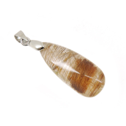 Кулон "Венера" кварц-волосатик