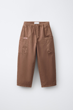 ZARA X PUKAS БРЮКИ КАРГО PUKAS SURF, ЧЕРЕПИЧНЫЙ