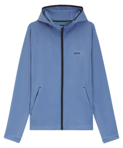 Мужская теннисная кофта BOSS Sicon Active - light/pastel blue