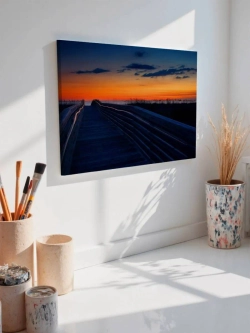 Картина на стену 40 X 50 Мост на закате