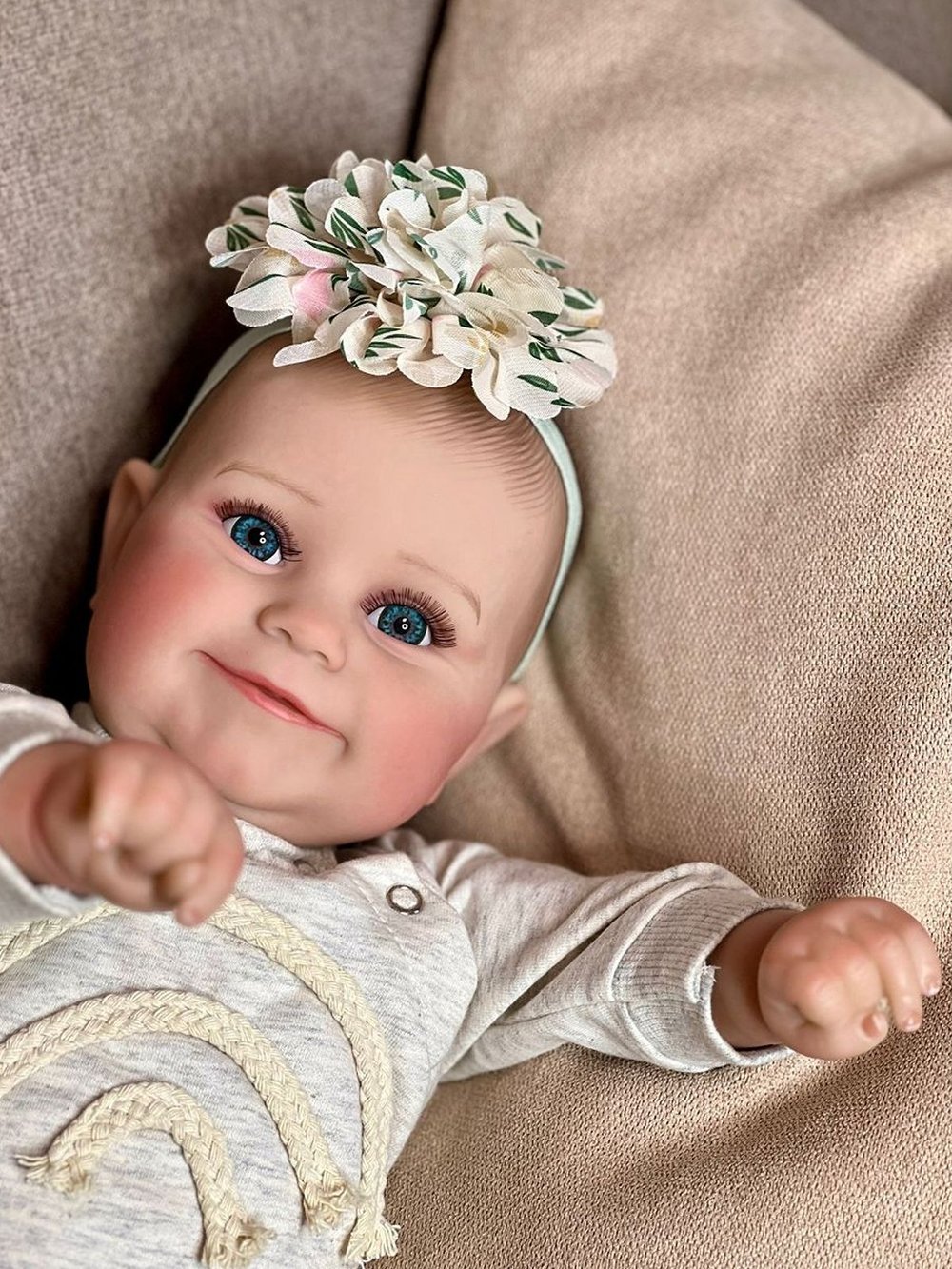 Кукла Реборн мягконабивная 50см в пакете (FA-367A)