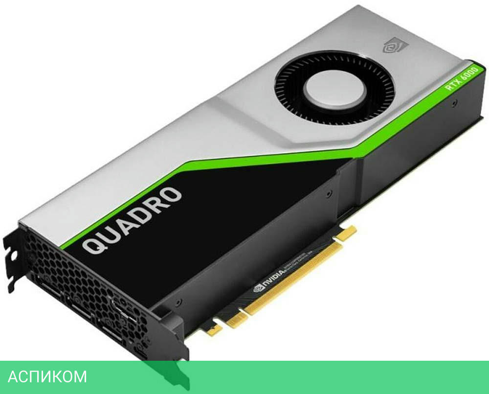 Видеокарта PNY Quadro RTX6000 24GB GDDR6 384B (VCQRTX6000-SB)