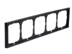 Рамка Systeme Electric ARTGALLERY 5-постовая карбон 41060