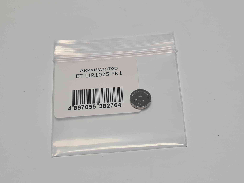 Аккумулятор ET LIR1025 PK1