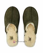 SCUFF SLIPPER MENS Burnt Olive