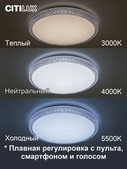 Citilux Альпина Смарт CL718A40G RGB Умная люстра