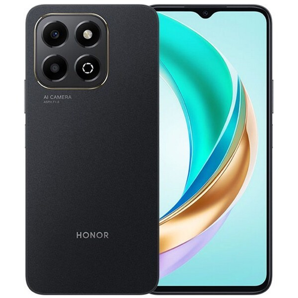 Смартфон HONOR X6b 4 ГБ/128 ГБ (Полуночный чёрный | Midnight Black)