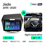 Teyes SPRO Plus 9" для Honda Jade 2015-2020 (прав)