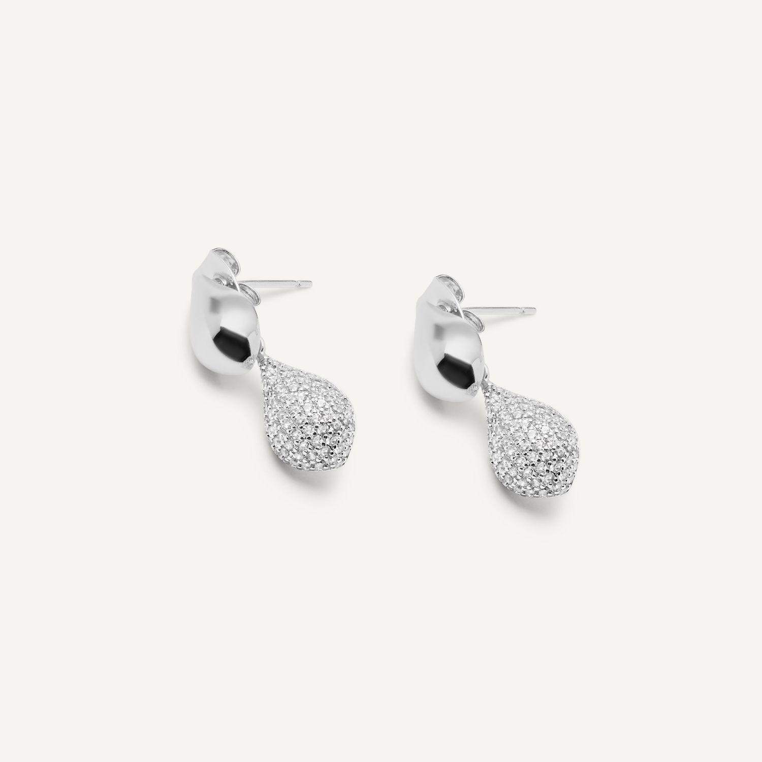Серьги Hanged Drop Earrings – Silver