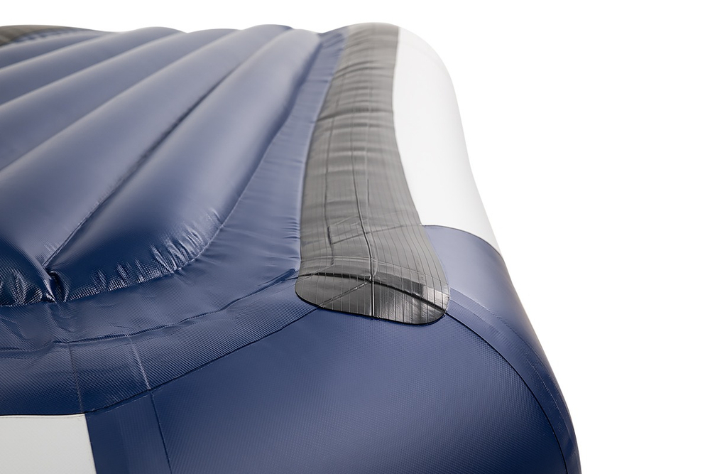 YACHTMAN-280 МНД НАДУВНОЕ ДНО (Яхтман) белый-синий (лодка ПВХ с усилением)