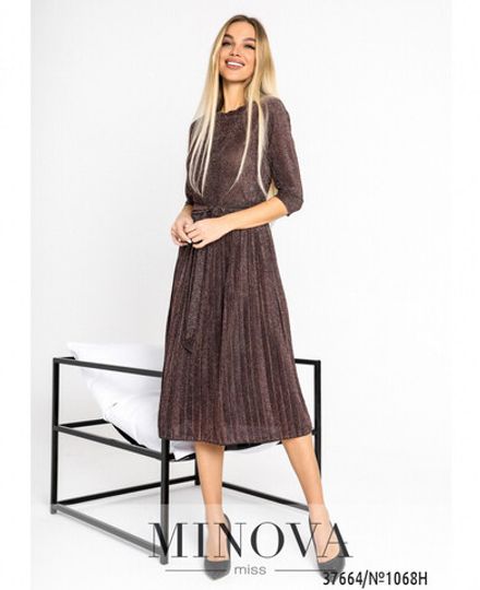 Платье 1068Н-пудра Minova Фото 2