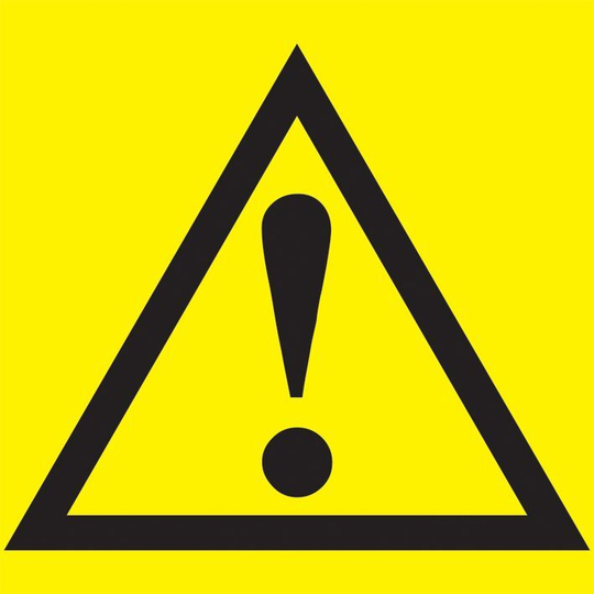 Самоклеящаяся этикетка 150х150мм "Внимание опасность" IEK