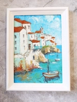 Картина маслом на стену в раме