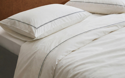 Простыня Zara Home, хлопок 100%, с геометрическим принтом, 4121/089