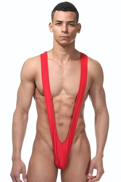 Открытое мужское боди (Размер: L-XL) (Цвет: красный)