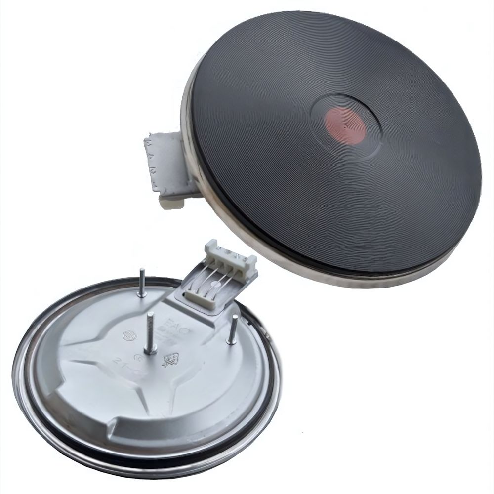 Эл.конфорка чугунная ЭКЧЭ НР-F180A0W, 230V с ободом