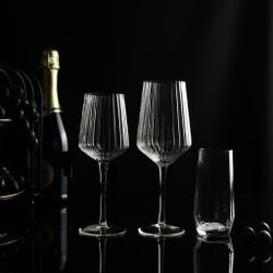 Бокал для вина 355 мл "  Optical" d 7,8 см h22 см P.L. - BarWare [6]